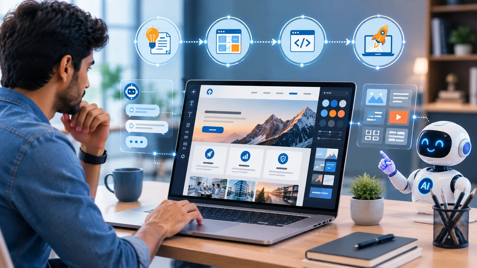 4 Simple Steps to Build a Website Using AI Tools