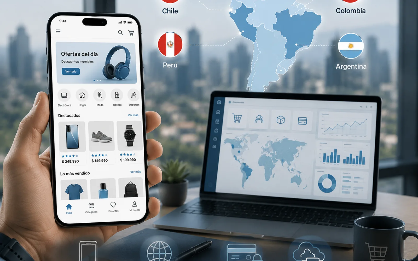 Organized eCommerce portal with 3 roles of managed access and payment gateways.